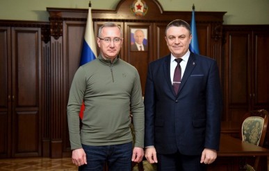 Губернатор Владислав Шапша побывал с визитом на Донбассе
